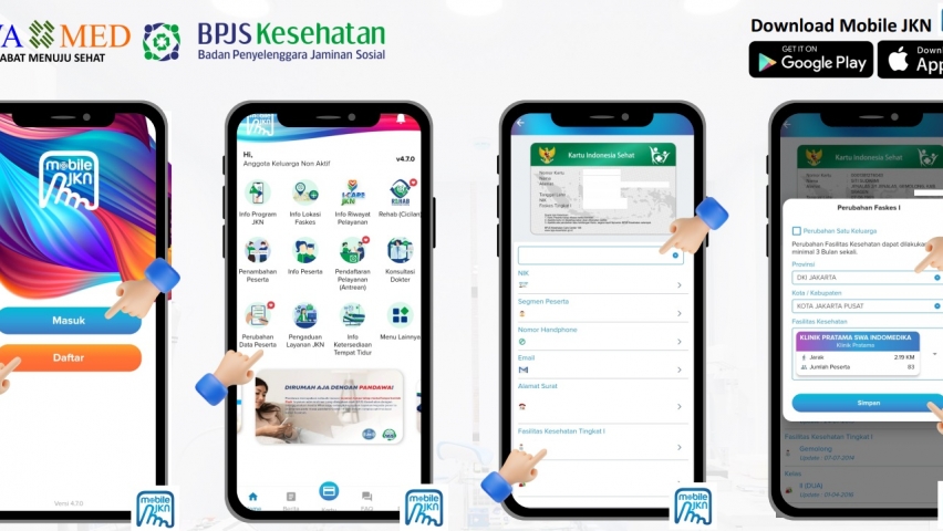 Cara Pindah Faskes BPJS Online Melalui Aplikasi